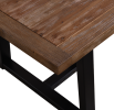 Retro Dining Table, Brown, 77"x35.4"x30.0"